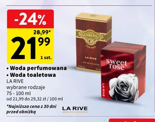 Woda toaletowa Zirh ikon promocja w Intermarche
