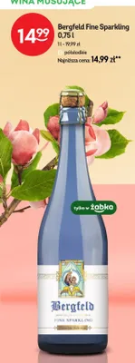 Wino musujące Bergfeld Fine Sparkling promocja w Żabka