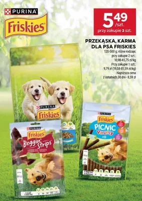 Przekąska, karma dla psa różne rodzaje promocja w Stokrotka