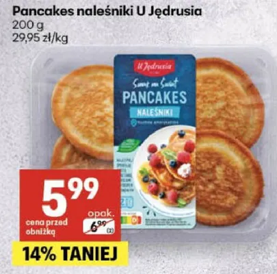Pancakes naleśniki promocja w Delikatesy Centrum