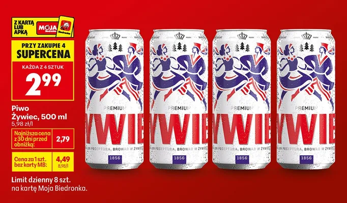 Piwo Żywiec promocja w Biedronka