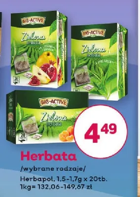 Herbata Big-Active promocja w Bliski