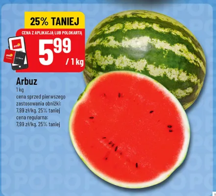 Arbuz promocja w POLOmarket