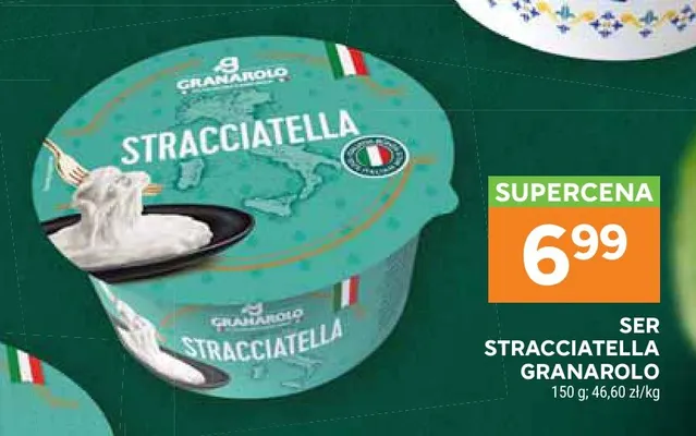 Ser Stracciatella Granarolo promocja w Stokrotka