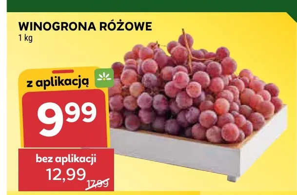 Winogrona różowe Stokrotka promocja w Stokrotka