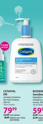 Emulsja micelarna do mycia twarzy Cetaphil EM promocja w Hebe