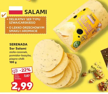 Ser Salami pieprz-chilli promocja w Kaufland