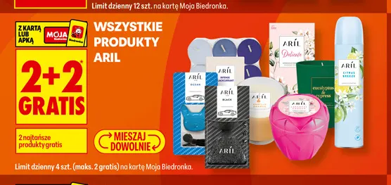 Produkty Aril promocja w Biedronka