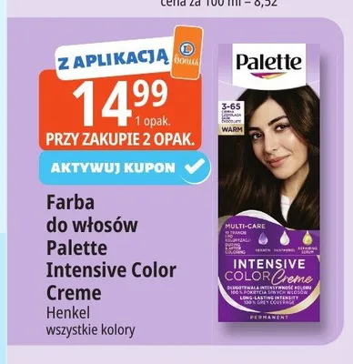 Farba do włosów Palette Intensive Color Creme promocja w Leclerc