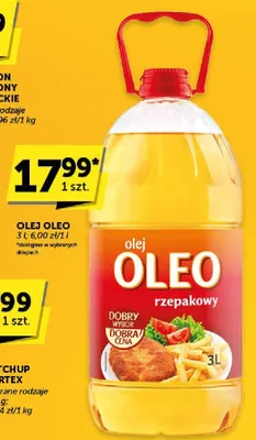 Olej rzepakowy promocja w Groszek