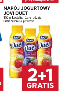 Napój jogurtowy Jovi Duet promocja w Stokrotka