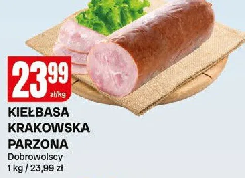Kiełbasa krakowska parzona promocja w Chorten