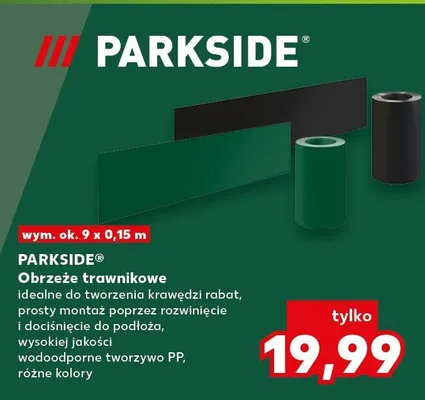 Obrzeże trawnikowe promocja w Kaufland
