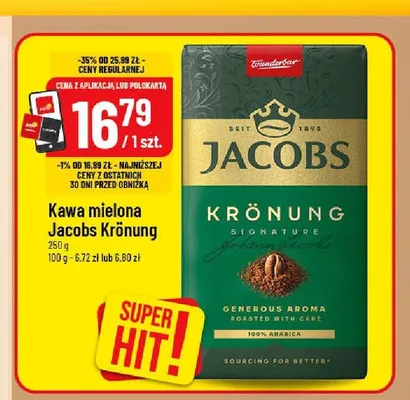 Kawa mielona Jacobs Krönung promocja w POLOmarket