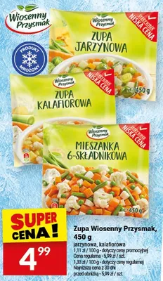 Zupa Wiosenny Przysmak jarzynowa, kalafiorowa promocja w Twój Market