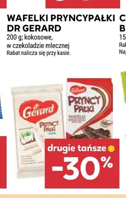 Wafelki Pryncypałki Dr Gerard w czekoladzie mlecznej promocja w Stokrotka