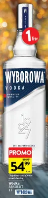 Wódka Wyborowa promocja w Intermarche