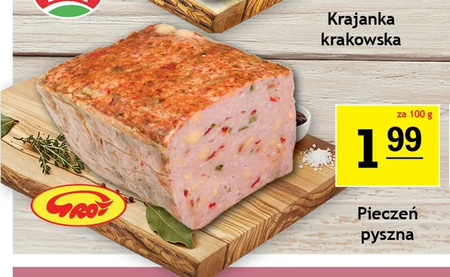 Pieczeń pyszna Grot promocja w Gram Market