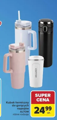 Kubek termiczny do gorących napojów Altom promocja w Carrefour