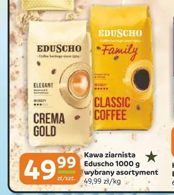 Kawa ziarnista Eduscho Family promocja w Społem Częstochowa
