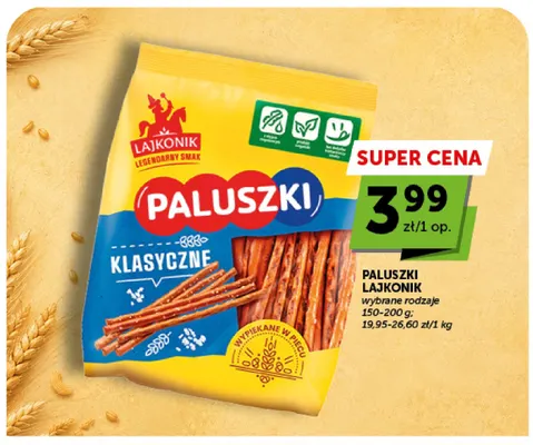 Paluszki Lajkonik promocja w Groszek