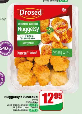 Nuggetsy z kurczaka Drosed promocja w Dino