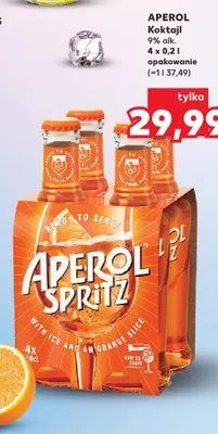 Koktajl Aperol Spritz 4-pak promocja w Kaufland