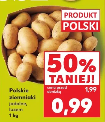 Ziemniaki polskie jadalne Kaufland promocja w Kaufland