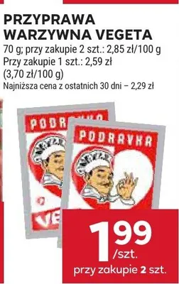 Przyprawa warzywna vegeta promocja w Stokrotka