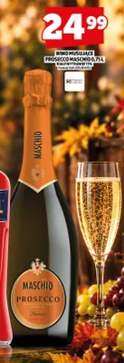 Wino musujące Prosecco Maschio białe wytrawne promocja w TOPAZ