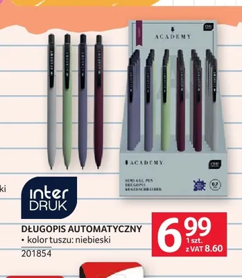 Długopis automatyczny Interdruk Academy promocja w Selgros