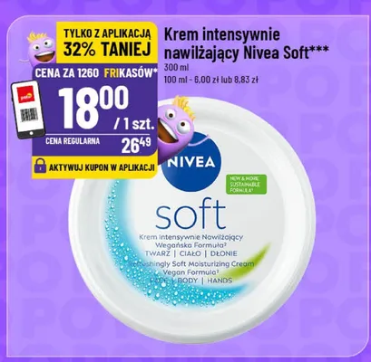 Krem intensywnie nawilżający Soft promocja w POLOmarket