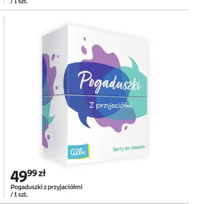 Gra towarzyska Pogaduszki z przyjaciółmi Albi promocja w Empik