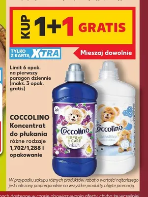Koncentrat do płukania Coccolino promocja w Kaufland