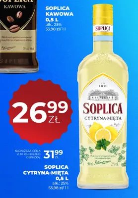 Likier Soplica cytryna-mięta promocja w Duży Ben