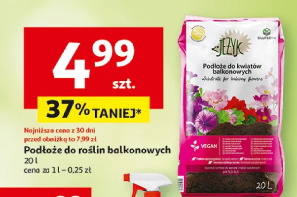 Podłoże do roślin balkonowych Jeżyk promocja w Auchan