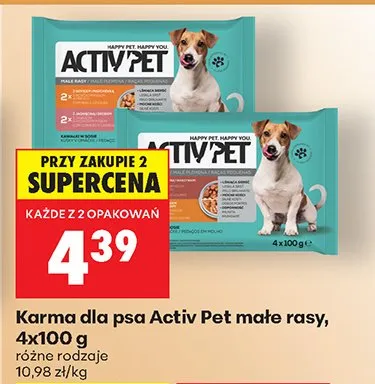 Karma dla psa małe rasy promocja w Biedronka