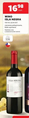 Wino Isla Negra białe wytrawne promocja w Stokrotka