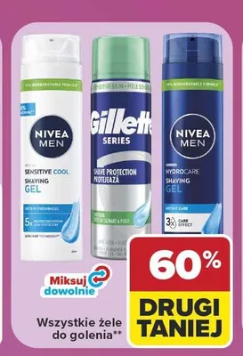 Żel do golenia promocja w Carrefour