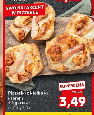 Pizzerka z kiełbasą i serem promocja w Kaufland