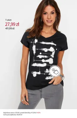 T-shirt damski promocja w bonprix