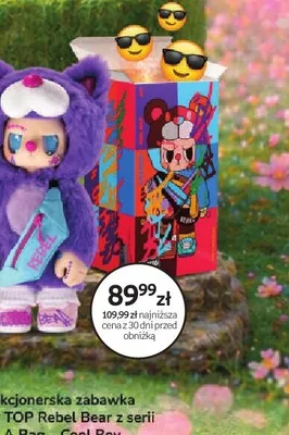 Kolekcjonerska zabawka POP TOP Rebel Bear z serii Find A Bag - Cool Boy promocja w Dzień Dziecka