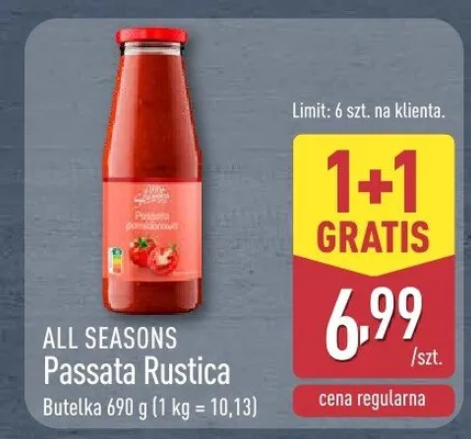 Passata Rustica promocja w Aldi