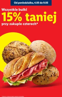Bułki promocja w Lidl
