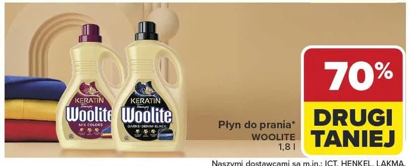 Płyn do prania Woolite promocja w Carrefour Market