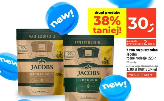 Kawa rozpuszczalna różne rodzaje promocja w Dealz
