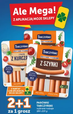 Parówki z szynki Tarczyński Premium promocja w ABC
