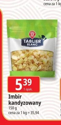 Imbir kandyzowany Tablier Blanc promocja w Leclerc