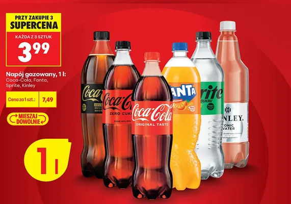Napój gazowany promocja w Biedronka