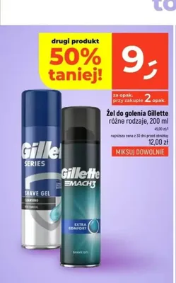 Żel do golenia Gillette Mach3 Extra Comfort promocja w Dealz
